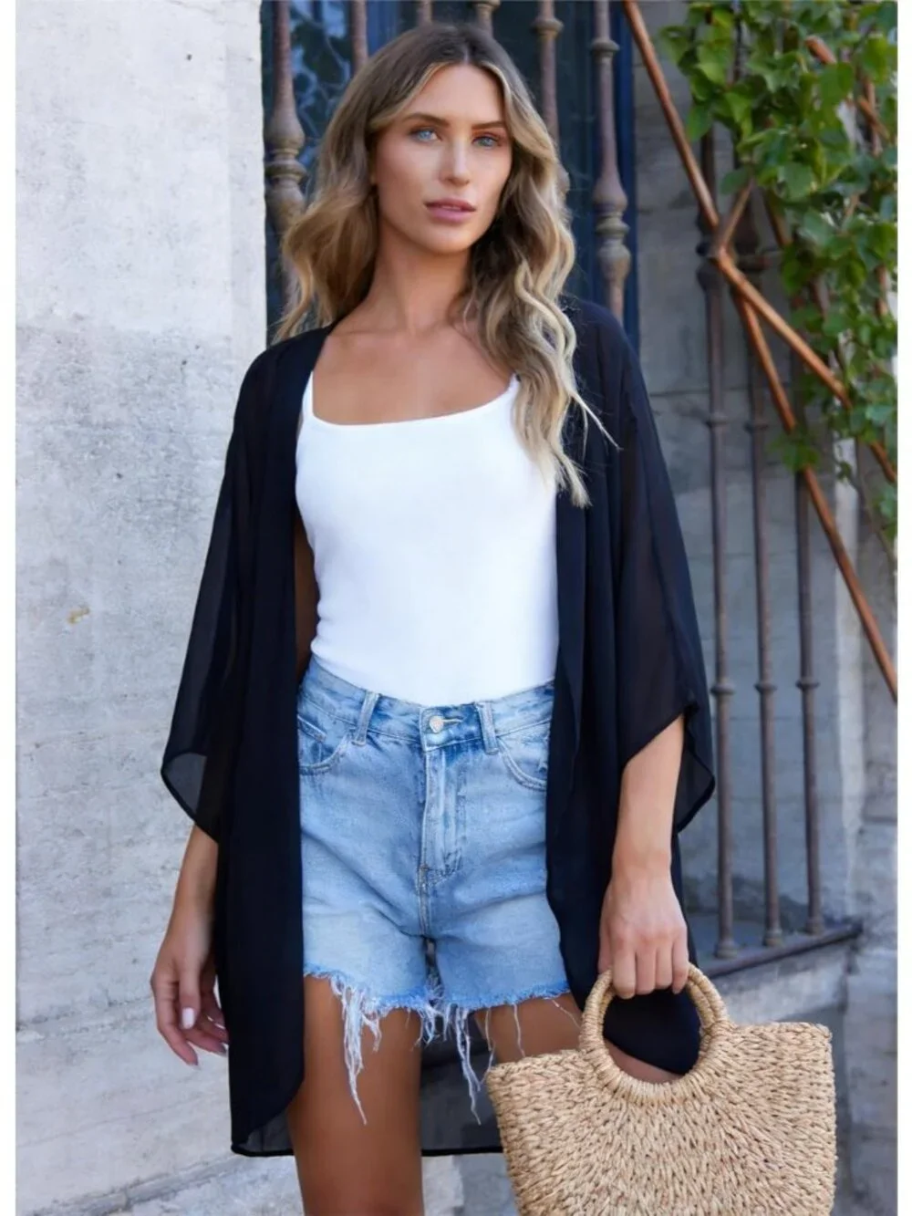 N/A floral cardigan
